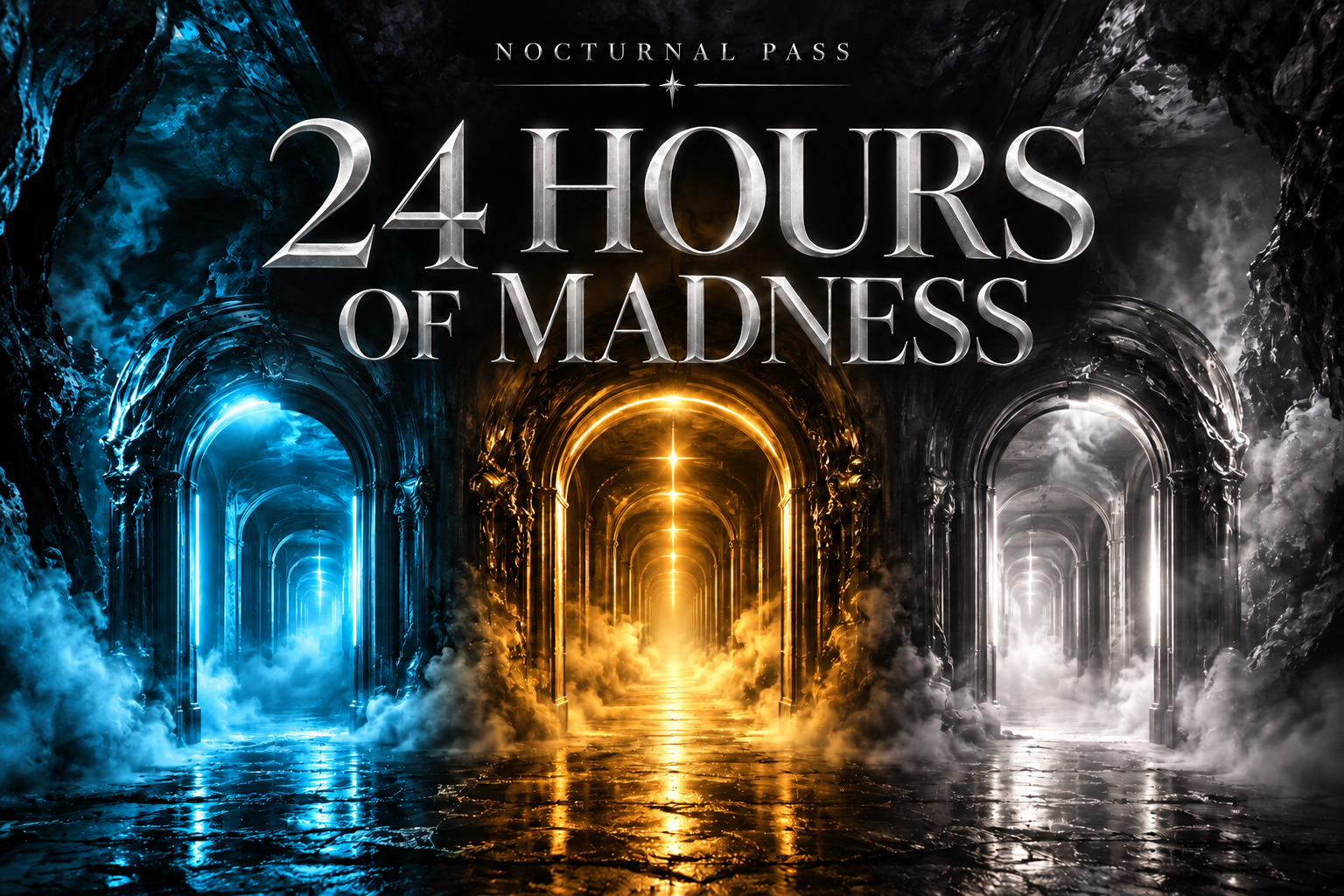 24 Hours of Madness event artwork